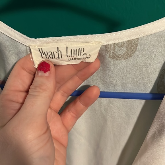 Peach love romper - Picture 2 of 4